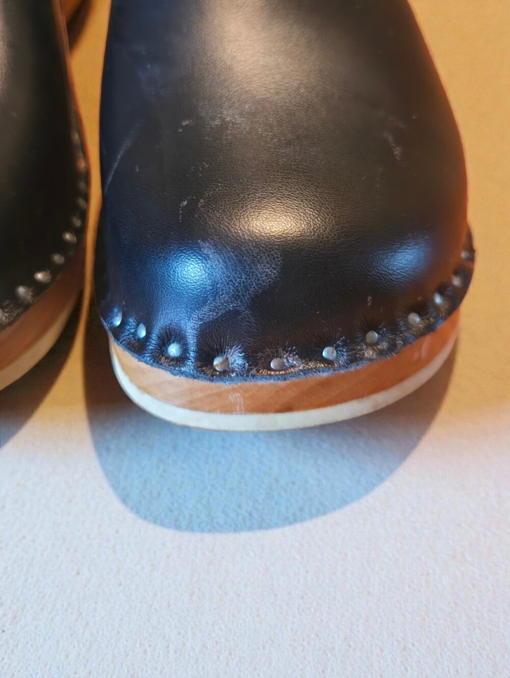 Troentorp Black Clog Size 38 / 8 Made In Sweden - Picture 15 of 15